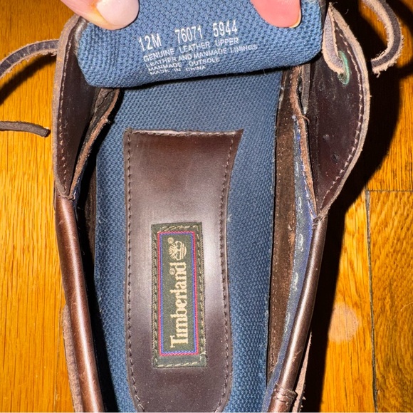 Timberland mens brown leather Boat Shoes Excellent condition - Picture 6 of 6